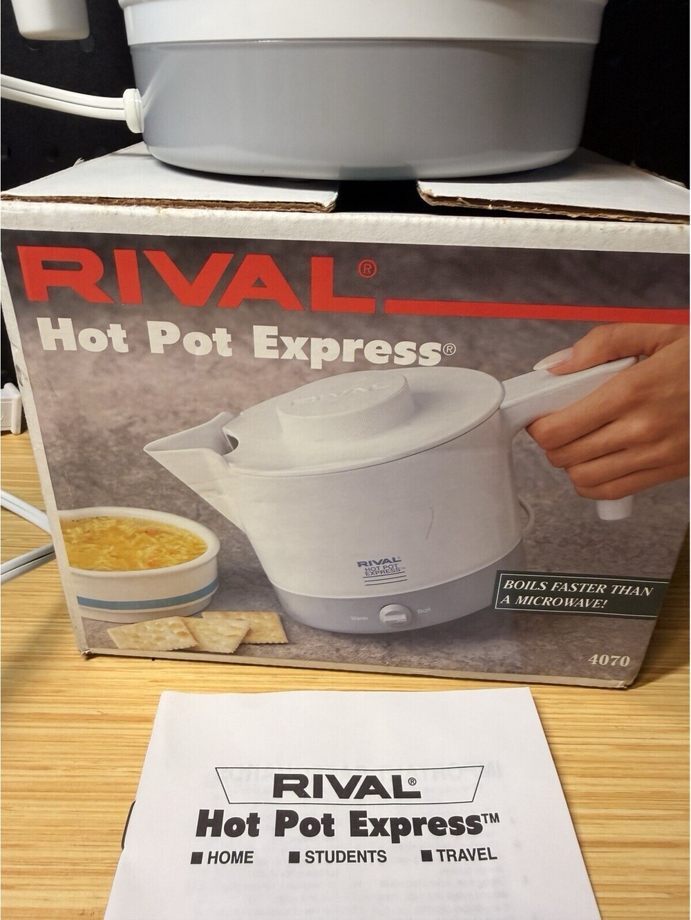 Vintage 1990s Rival Hot Pot Express 4070 | Electric Kettle Tea Pot Tested EUC